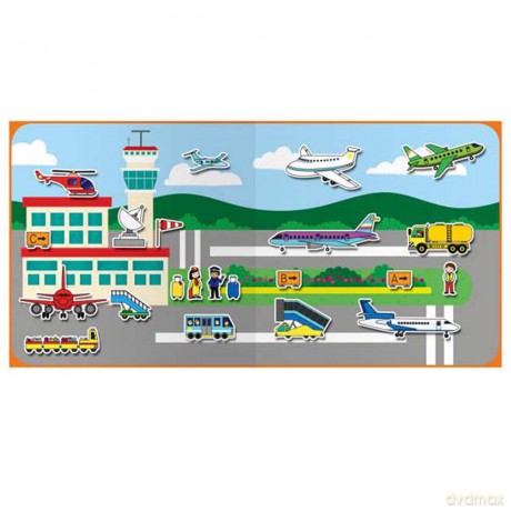 Galt - Reusable Sticker Book - Vehicles (55-1005107)