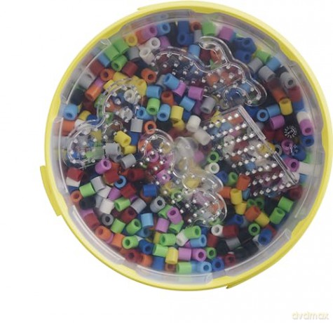 HAMA - Maxi beads - 3000pcs + 4 plates in bucket (388806)