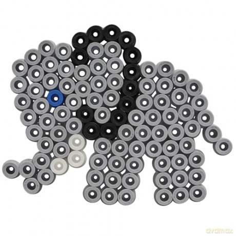 HAMA - Maxi beads and pin plate in bucket - Elephant (388753)