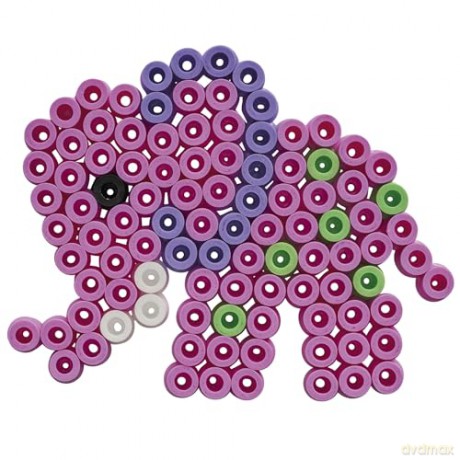 HAMA - Maxi beads and pin plate in bucket - Elephant (388753)
