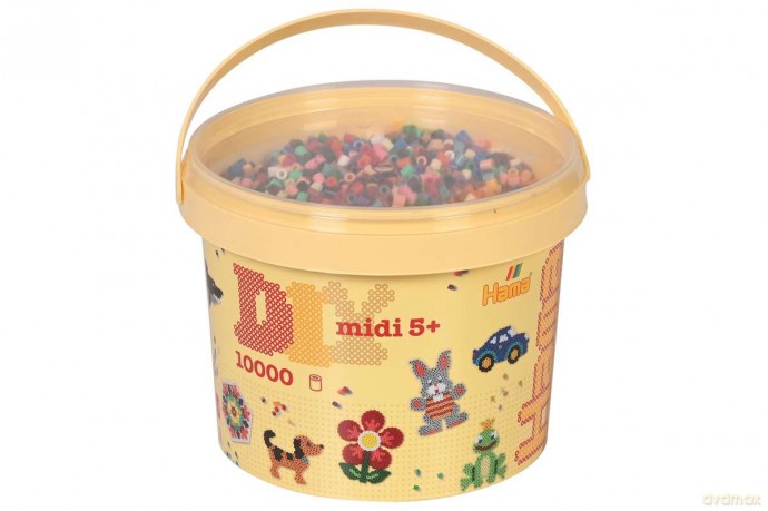HAMA - Midi beads 10,000pcs pastel mix 67 (388067)