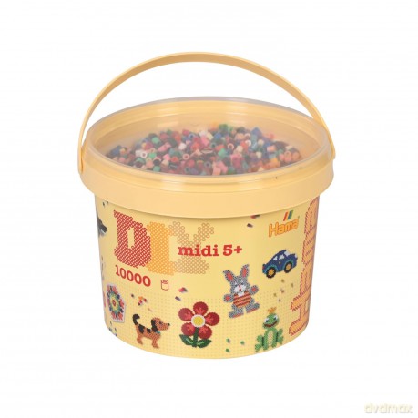 HAMA - Midi beads 10,000pcs pastel mix 67 (388067)
