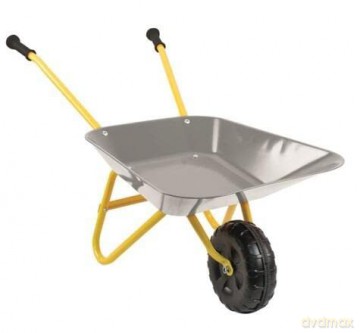HAPPY SUMMER - Wheel Barrow Silver (302310)