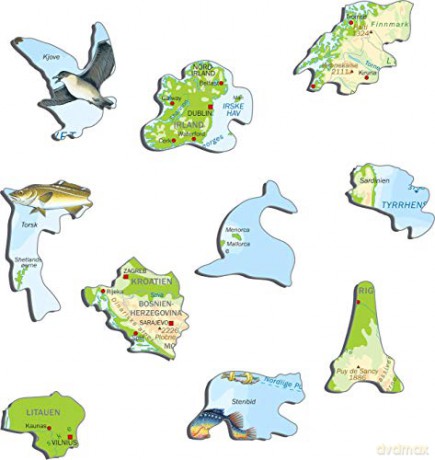 Larsen Puzzle - Europe (87 pcs) (K70)