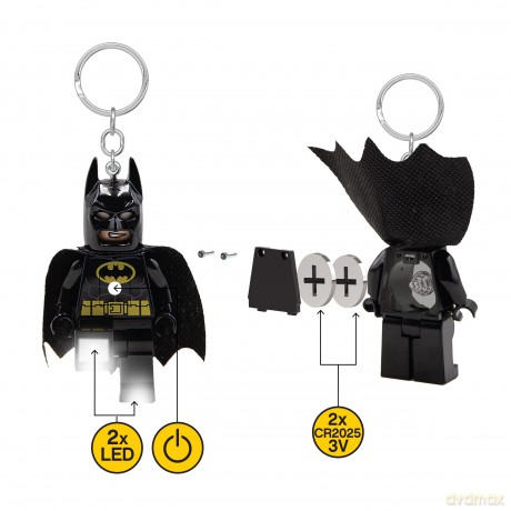 LEGO - DC Comics - LED Keychain - Batman Black (4002036-KE26H)