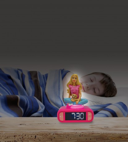 Lexibook - Barbie - Digital 3D Alarm Clock (RL800BB)