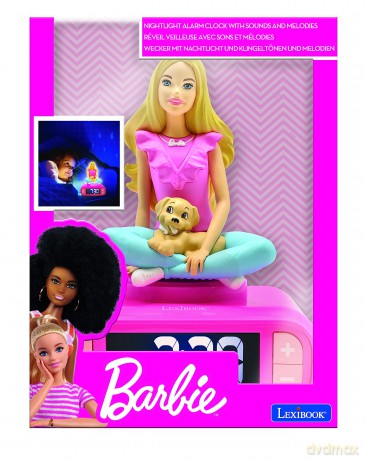 Lexibook - Barbie - Digital 3D Alarm Clock (RL800BB)