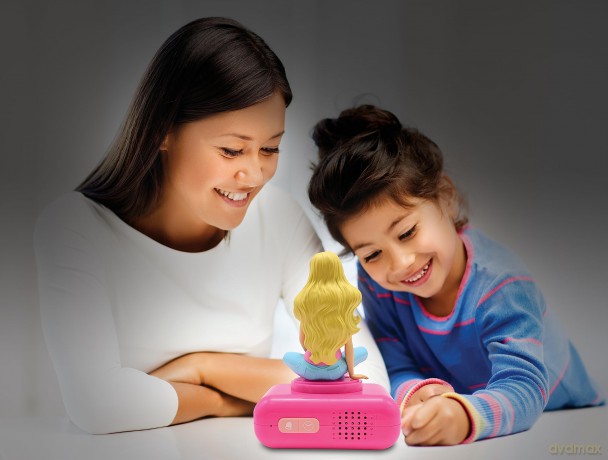 Lexibook - Barbie - Digital 3D Alarm Clock (RL800BB)