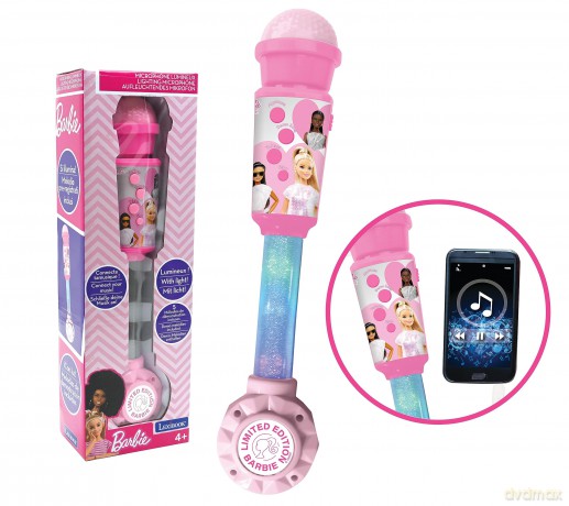 Lexibook - Barbie Trendy Lighting Microphone with speaker (MIC90BB)