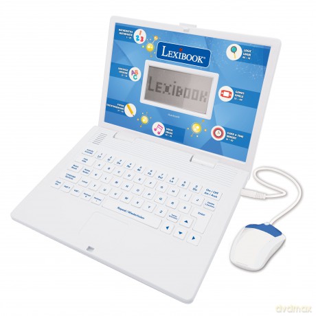 Lexibook - Bilingual Educational Laptop - 124 activities (DE/EN) (JC598i3)