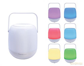 Lexibook - Decotech Colorful Luminous Portable Loud Speaker (BTL410)