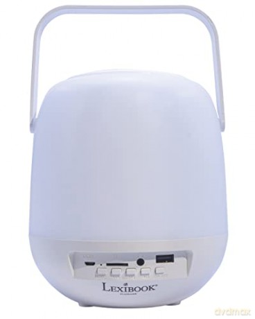 Lexibook - Decotech Colorful Luminous Portable Loud Speaker (BTL410)