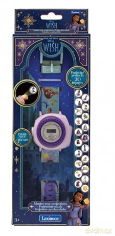 Lexibook - Disney Wish digital projection watch (DMW050WI)