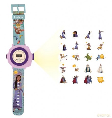 Lexibook - Disney Wish digital projection watch (DMW050WI)