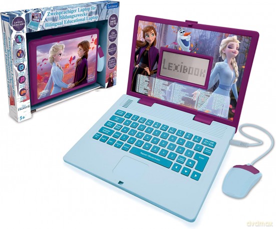 Lexibook - Frozen Bilingual Educational laptop - 124 activities (ENG) (JC598FZi3)