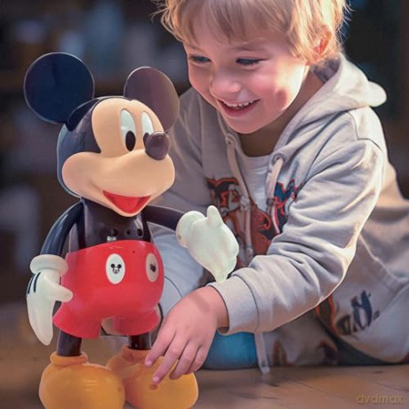 Lexibook - Interactive and educational Mickey Robot (EN/FR) (MCH01i1)