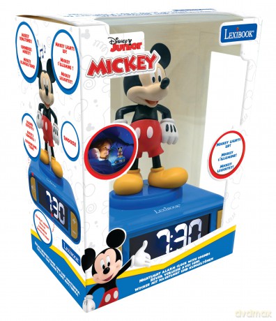 Lexibook - Mickey 3D budzik i nocna lamka z figurką (RL800MCH)