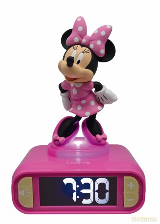 Lexibook - Minnie 3D budzik i nocna lamka z figurką (RL800MN)