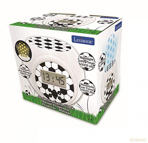 Lexibook - Football budzik z projektorem (RL977FO)