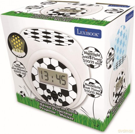 Lexibook - Football budzik z projektorem (RL977FO)