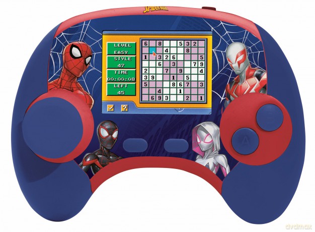 Lexibook - Spider-Man Educational bilingual console with LCD screen (EN/FR) (JCG100SPi1)