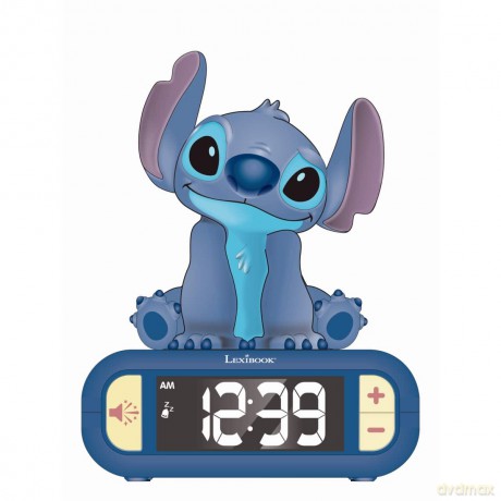 Lexibook - Stitch - Digital 3D Alarm Clock (RL800D)