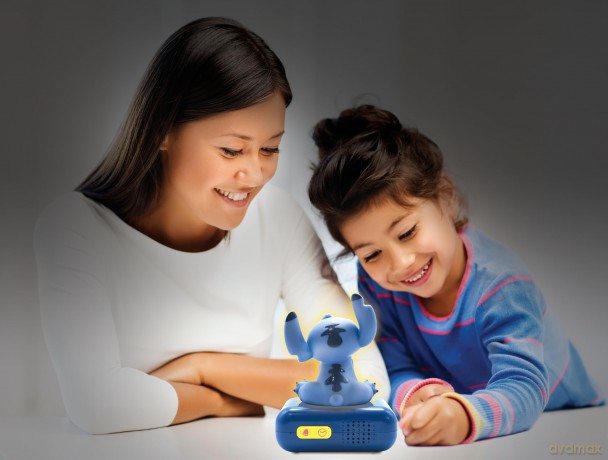 Lexibook - Stitch - Digital 3D Alarm Clock (RL800D)