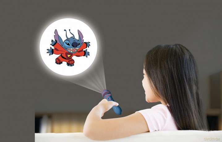Lexibook - Stitch story projector and flashlight (LTC050D)