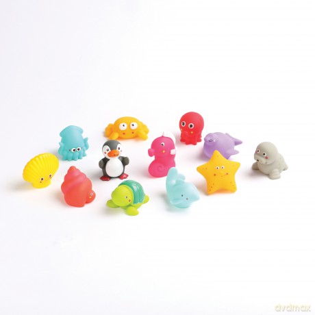 Ludi - Bath animals - 12 pcs - LU2174