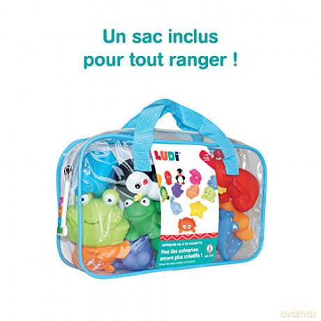 Ludi - Bath animals - 12 pcs - LU2174