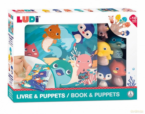 Ludi - Bath book and Finger figures - (LU40018)