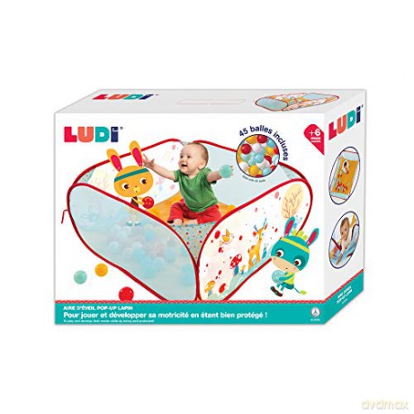 Ludi - Play pen with balls - Forest - (LU20005)