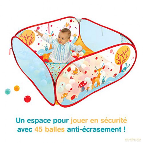Ludi - Play pen with balls - Forest - (LU20005)