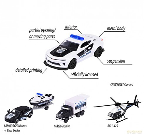 Majorette - Police Force Giftset (4 pcs) (212053188)
