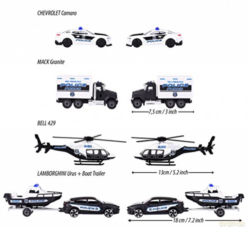 Majorette - Police Force Giftset (4 pcs) (212053188)