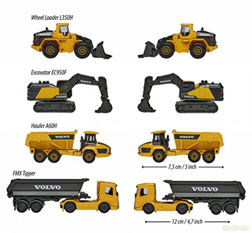 Majorette - Volvo Construction Giftset (4 pcs) (212057287SDN)