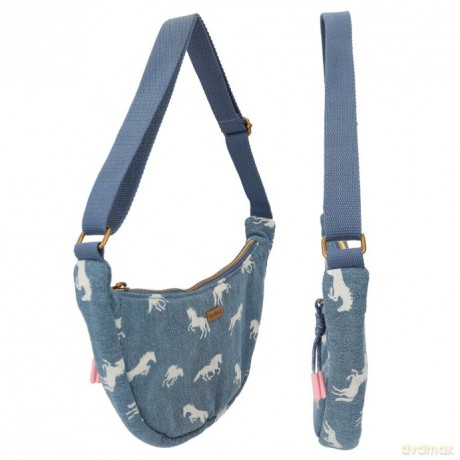 Miss Melody Small Halfmoon Shoulderbag DENIM (0412873)