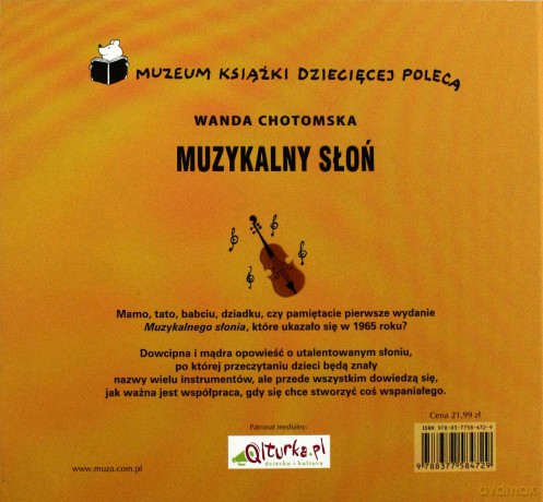 Muzykalny Słoń - Wanda Chotomska [KSIĄŻKA]