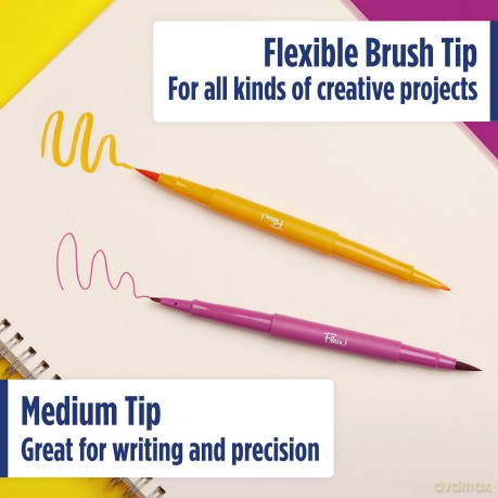 Paper Mate - Flair Dual felt tip pen 8-Blister (2199386)