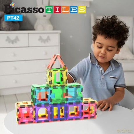 Picasso Tiles - Artistry Magnetic Tiles set (42 pcs) (PT42)