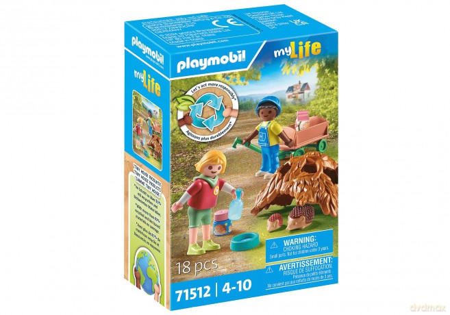 Playmobil - Care of the hedgehog family (71512) [FIGURKA]