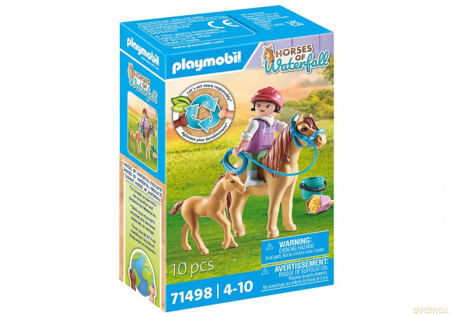 Playmobil - Dziecko z kucykiem i źrebakiem (71498) [FIGURKA]