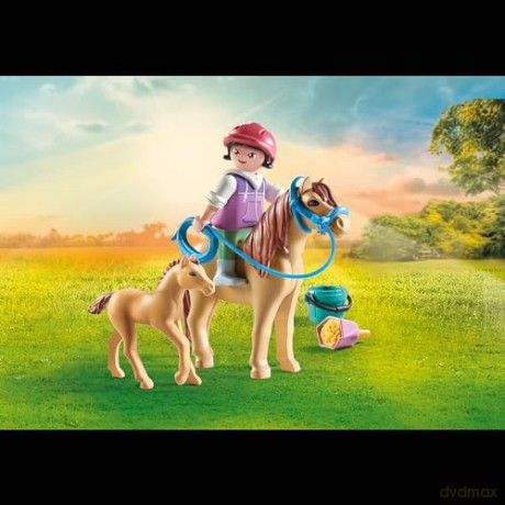 Playmobil - Dziecko z kucykiem i źrebakiem (71498) [FIGURKA]