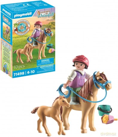 Playmobil - Dziecko z kucykiem i źrebakiem (71498) [FIGURKA]