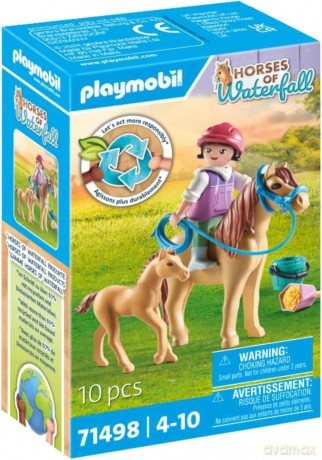 Playmobil - Dziecko z kucykiem i źrebakiem (71498) [FIGURKA]