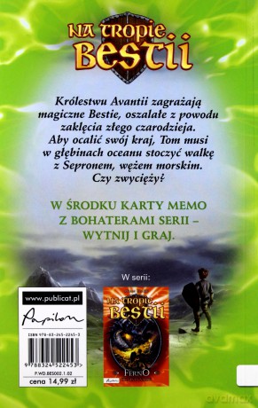 Na Tropie Bestii Sepron Wąż Morski - Adam Blade [KSIĄŻKA]