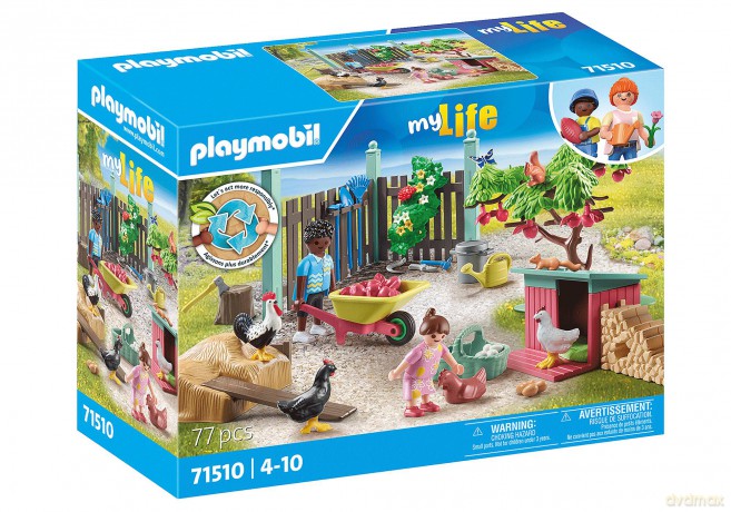 Playmobil My Life 71510 Mała Kurza Ferma W Ogródku Tiny House (71510) [FIGURKA]