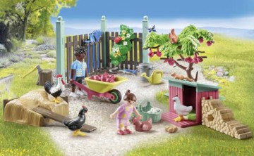 Playmobil My Life 71510 Mała Kurza Ferma W Ogródku Tiny House (71510) [FIGURKA]