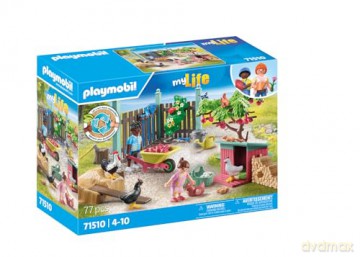 Playmobil My Life 71510 Mała Kurza Ferma W Ogródku Tiny House (71510) [FIGURKA]