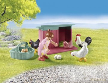 Playmobil My Life 71510 Mała Kurza Ferma W Ogródku Tiny House (71510) [FIGURKA]